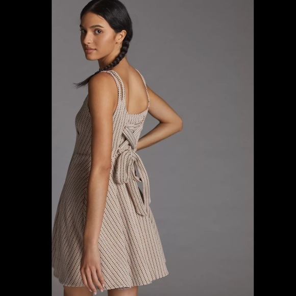 Anthropologie NWT Maeve Jacquard Mini Dress Size L. - Picture 3 of 15